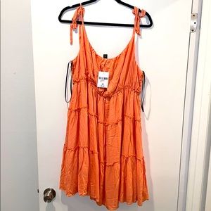 Forever 21 plus size orange 🍊 short dress